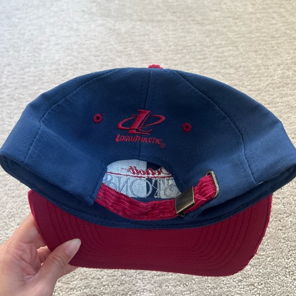 VINTAGE Detroit Pistons Blue and Red Cap - Picture 7 of 9
